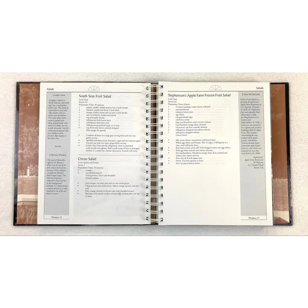 Windows Across Missouri A Culinary View Cookbook ISBN 0971734909 Vintage 2002